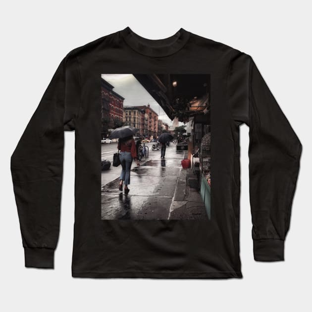 Upper West Side, Manhattan, New York City Long Sleeve T-Shirt by eleonoraingrid